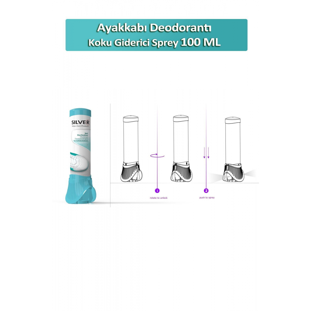 Ayakkabı Deodorantı Koku Giderici Önleyici Sprey Fresh Up 100ml