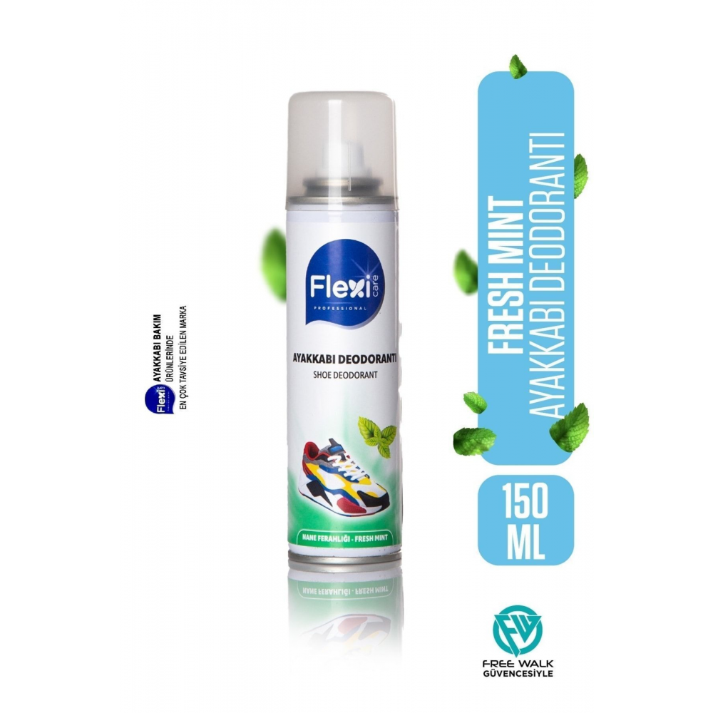 Fresh Mint Ayakkabı Deodorantı -koku Ve Terleme Önleyici Sprey 150 ml Flx6540