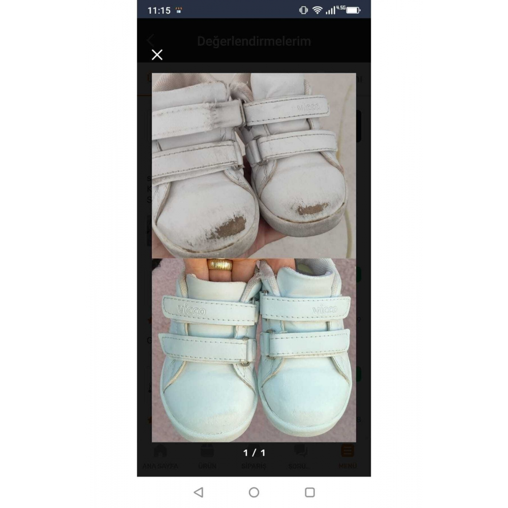 Spor Deri Ve Kumaş Beyaz Ayakkabı Boyası Bakımı 75 Ml.