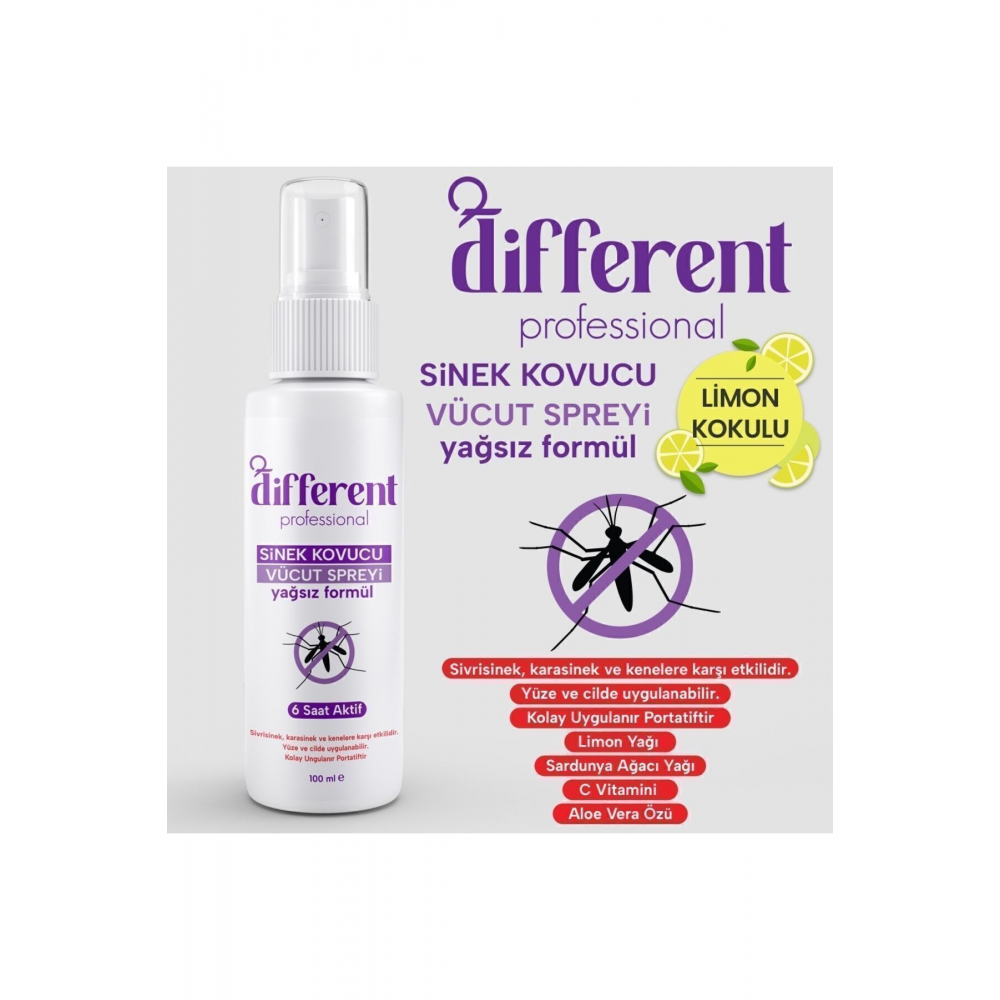 Organik Doğal Sinek Ve Kene Kovucu Limon Kokulu Sprey 100 ml