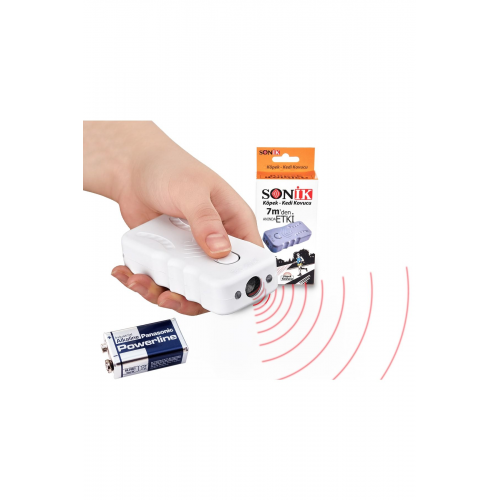 SONİK 7 METRE ETKİLİ SALDIRGAN KÖPEK KOVUCU VE KEDİ KOVUCU