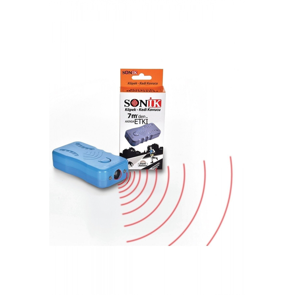 SONİK 7 METRE ETKİLİ SALDIRGAN KÖPEK KOVUCU VE KEDİ KOVUCU