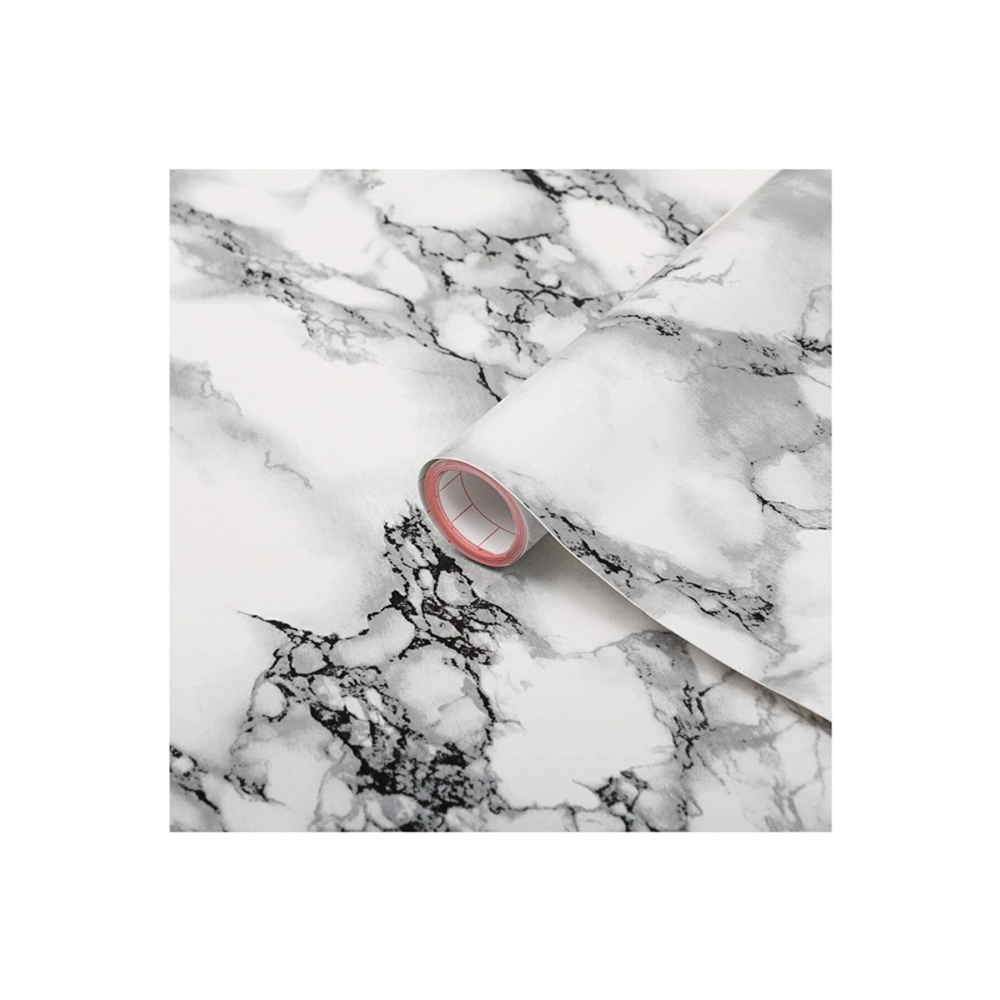 Yapışkanlı Kaplama Kağıdı Mermer Desenli 1 Metre