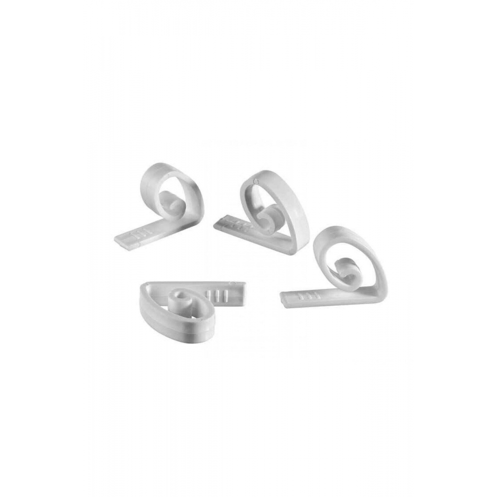 8'li Masa Örtüsü Tutacağı Yaysız Beyaz Mandal Kayma Önleyici Tutucu Sabitleyici Kıskaç Klips Aparat