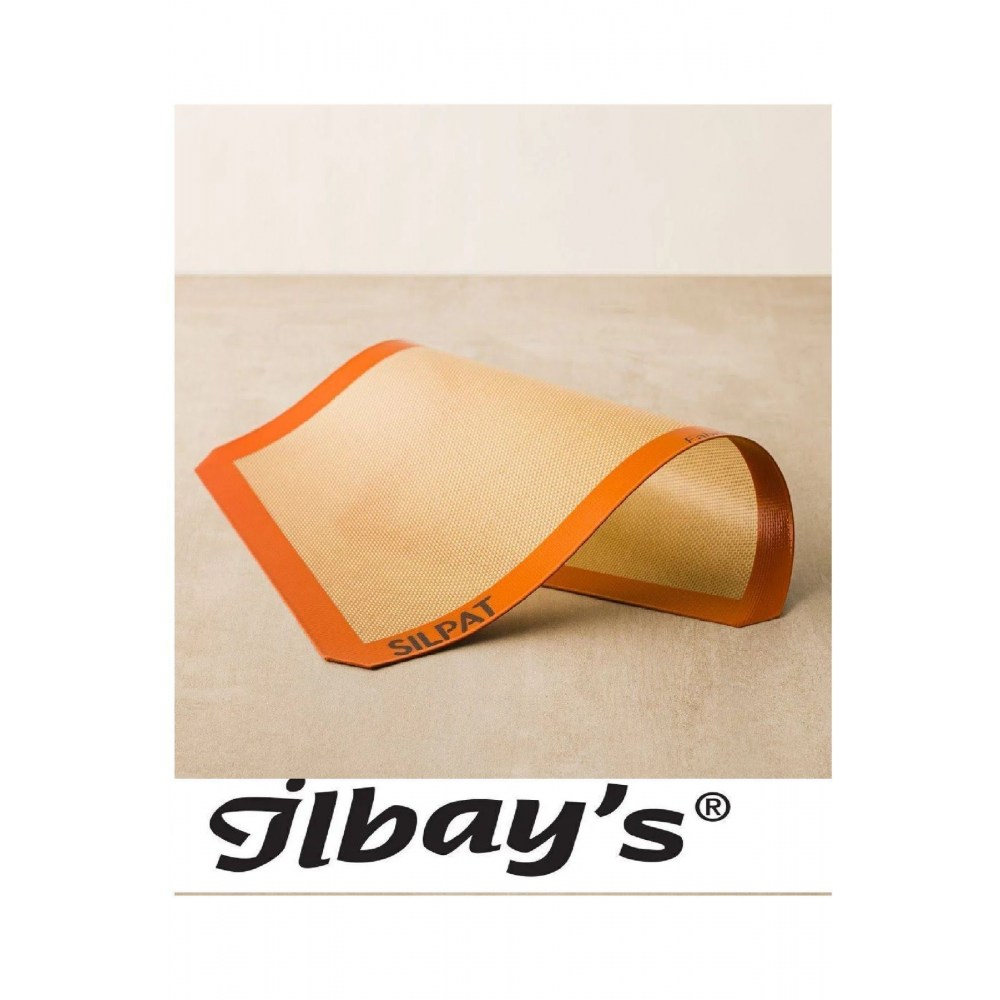 30x40 Fırınlanabilir Yıkanabilir Kendinden Yağlı Silikon Pişirme (HAMUR AÇMA MATI)silpatı