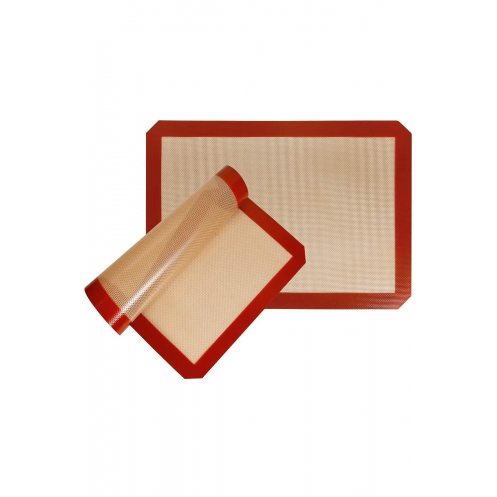 Profesyonel Yanmaz Yapışmaz Yıkanabilir Silikon Pişirme Matı - - 30cmx40cm