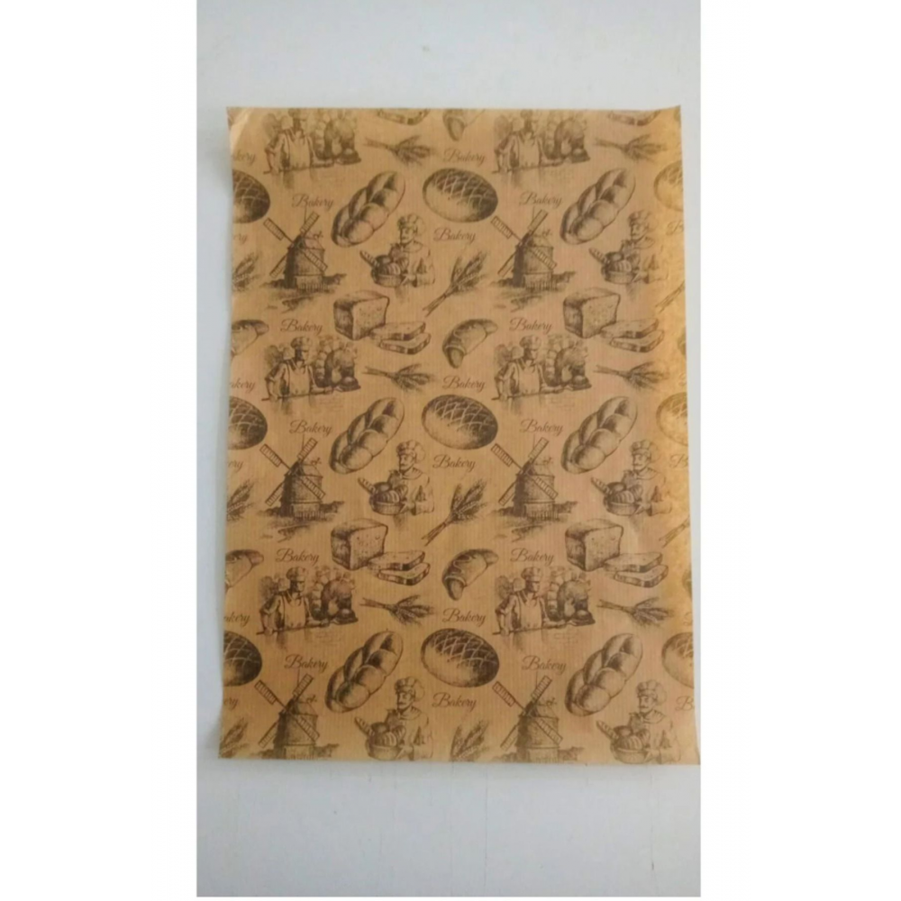 Kendinden Desenli Yağlı Kağıt | 50 Adet Vintage Gazete Desen Sunum Kağıdı | Vintage Yağlı Kağıdı