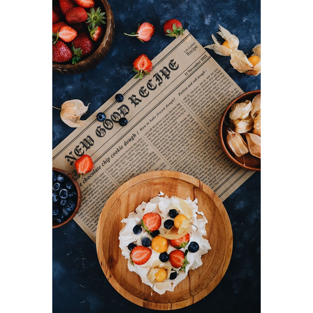 Yağlı Kağıt - Sunum Kağıdı- Gazete Desen Sunum Kağıdı- 32 Adet