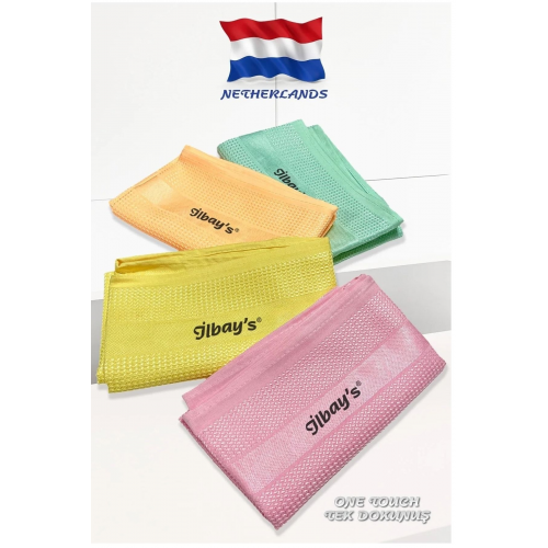 4'lü Ithal Baskılı 40x60 Cm Fabrika Satış Mağazası Orijinal Mikrofiber Temizlik Bezi