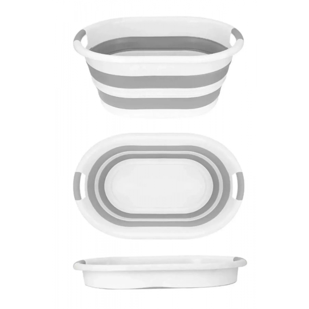 Mini Katlanır Set 3lü Set - Çamaşır Sepeti 25 Lt - Kova 6 Lt - Maşrapa 1 Lt