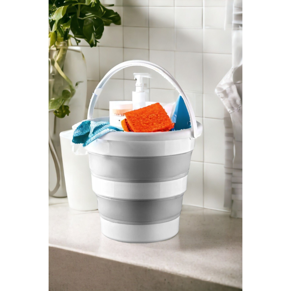 Vera Bath Katlanır Su Kovası Kulplu 6 Lt Akordeon Özellik Multibox