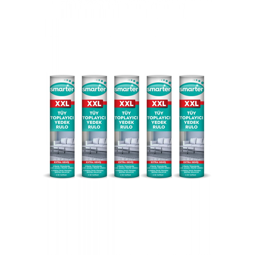 Xxl Tüy Toplayıcı Yedek Rulo 5 Li Paket