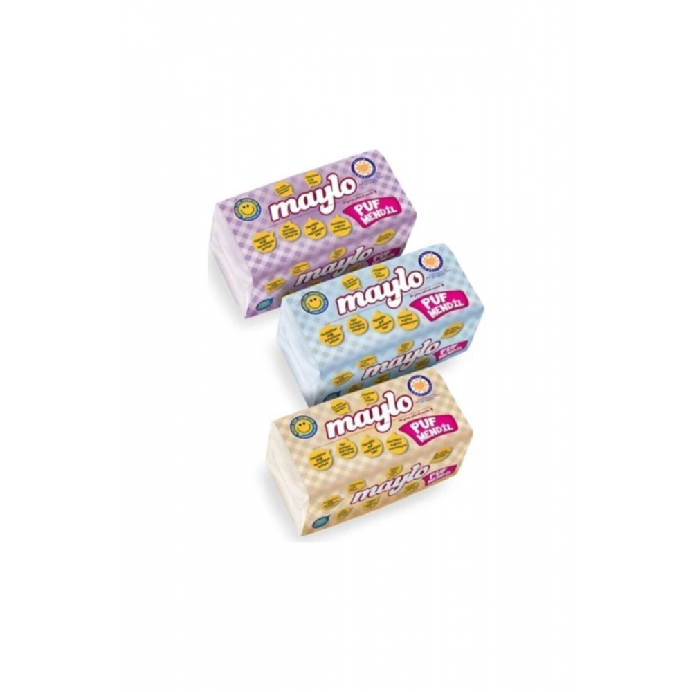 Çek Kullan Puf Mendil 150 Yaprak X 3 Adet