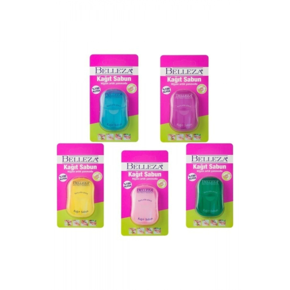 Kağıt Sabun 20li 5 Paket Toplamda 100 Yaprak Ahenk Mtfkmucizeler.