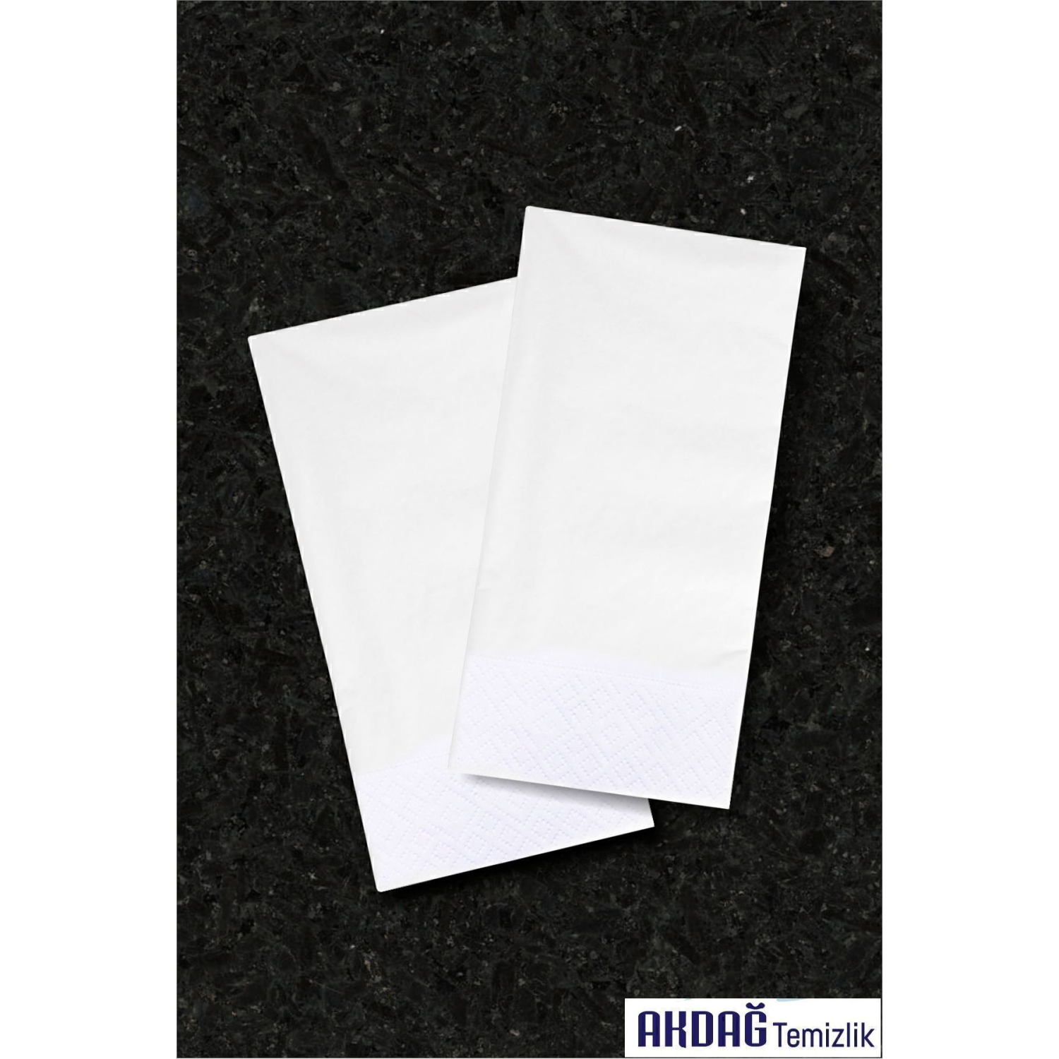 33X33 ÇİFT KATLI GARSON KATLAMA PEÇETE BEYAZ (100 LU)