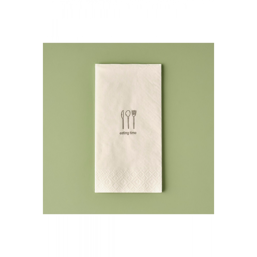 Eating Time 100'lü Peçete Beyaz (33x33 cm)