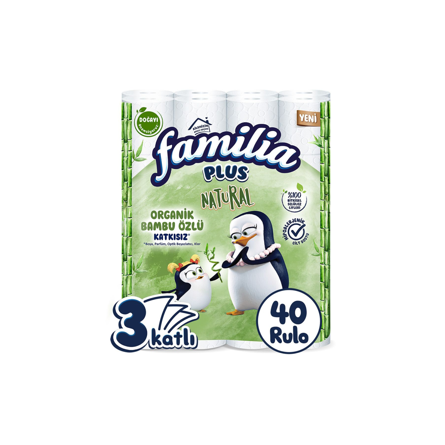 Plus Natural 40'lı Tuvalet Kağıdı