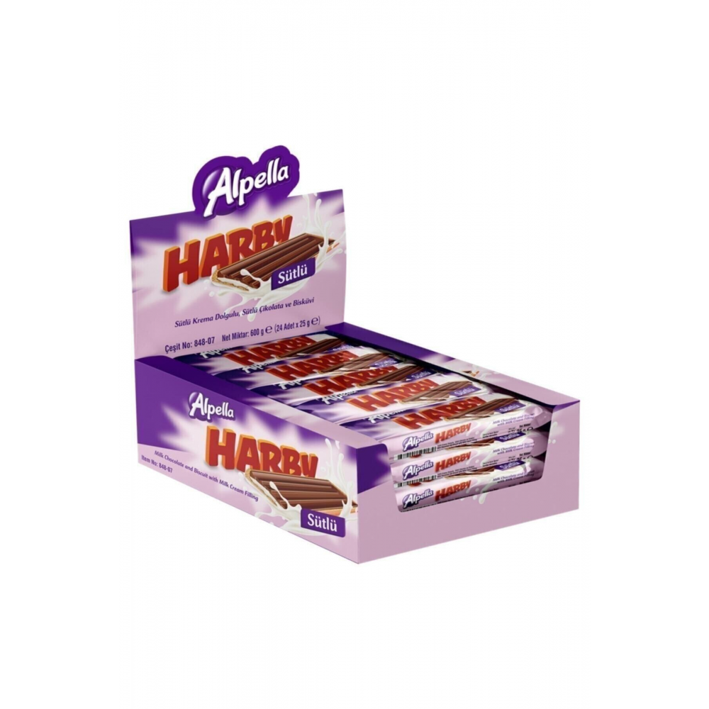 Harby Sütlü Bisküvi 25 G X 24 Adet