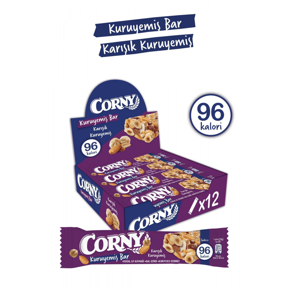 Karışık Kuruyemiş Bar X 12 Adet