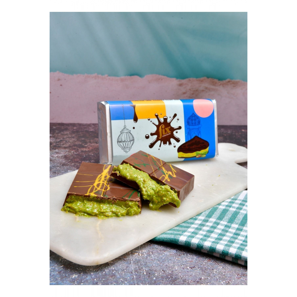 FISTIKLI KADAYIFLI GERÇEK DUBAİ ÇİKOLATASI