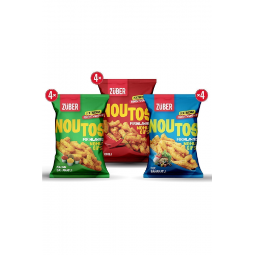 Noutos Nohut Cipsi Deneme Paketi 55g X 12 Adet