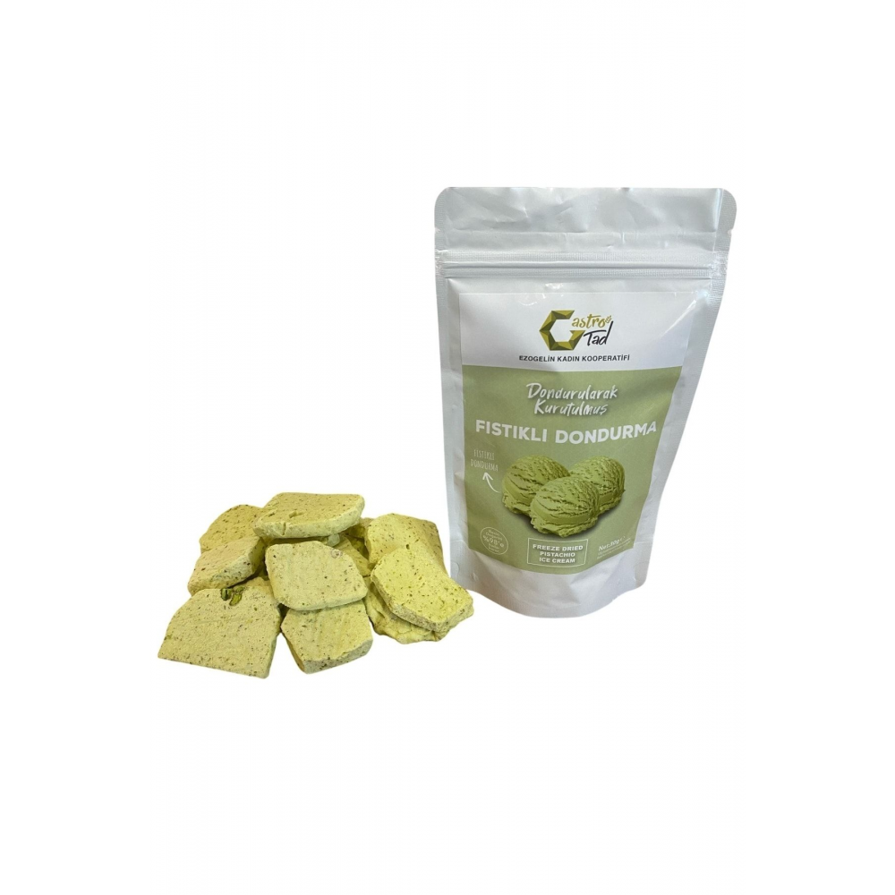 30 Gr Freeze Dry Fıstıklı Dondurma ( Dondurularak Kurutulmuş Çıtır Dondurma )