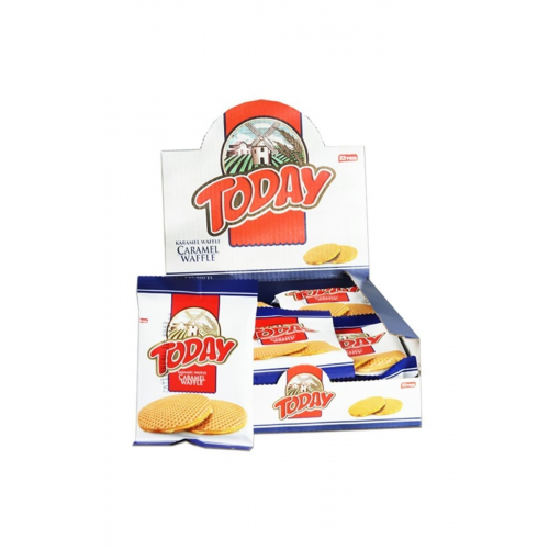 Caramel Waffle 22 gr 24 Adet 1 Kutu