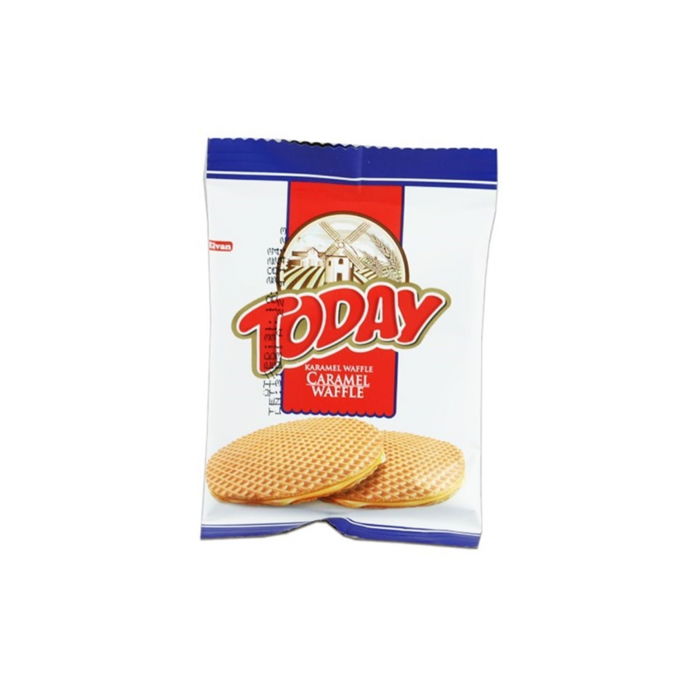 Caramel Waffle 22 gr 24 Adet 1 Kutu
