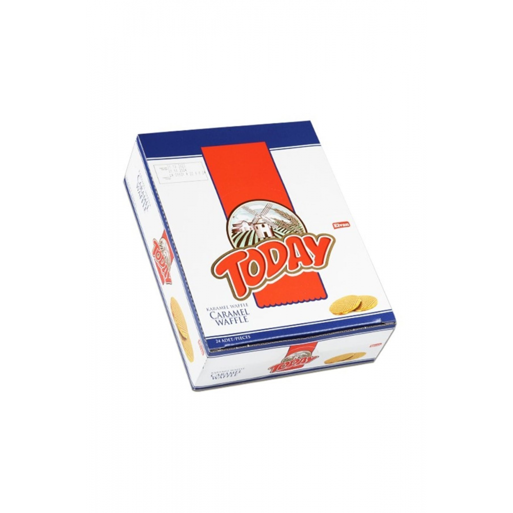 Caramel Waffle 22 gr 24 Adet 1 Kutu