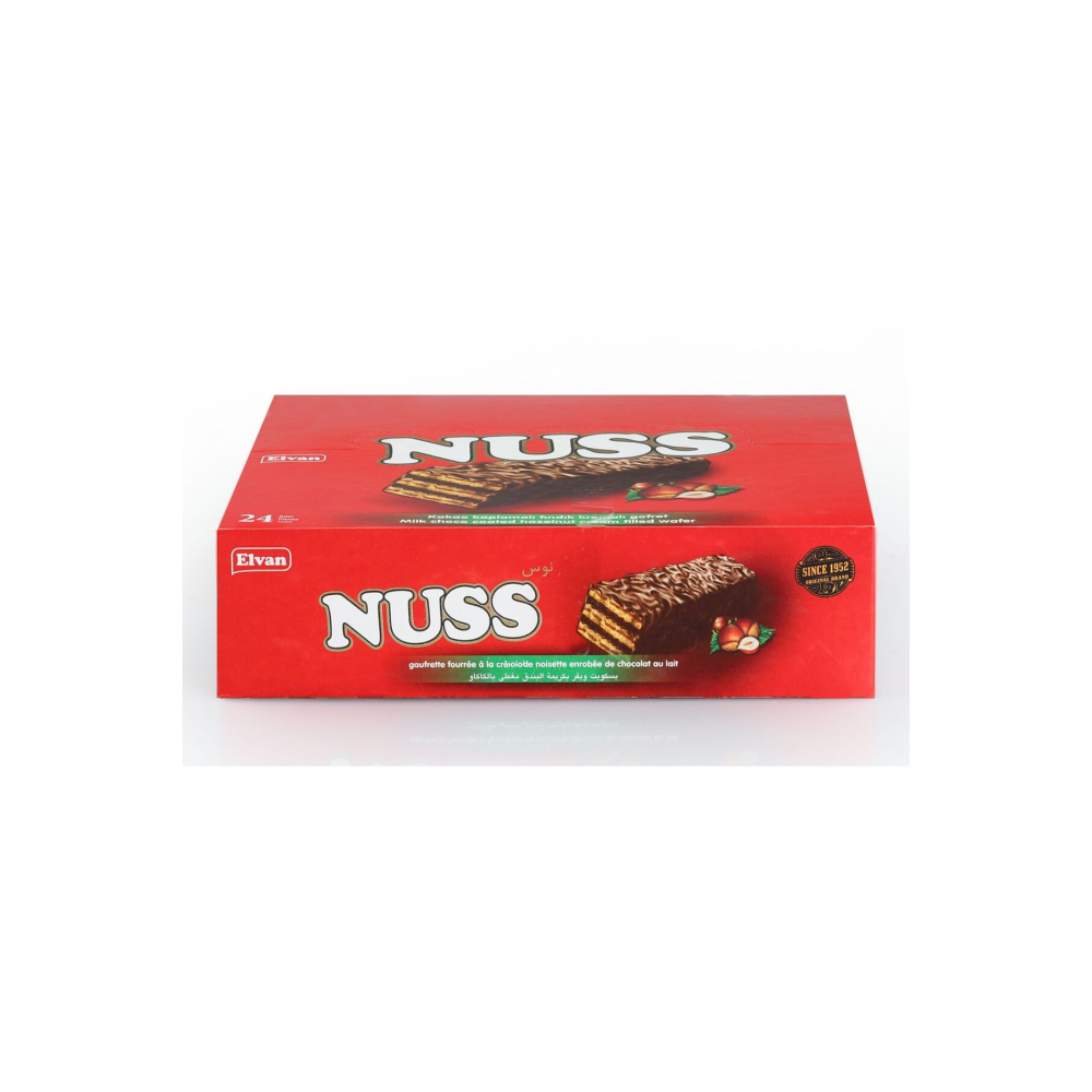 Nuss Gofret 18 Gr. 24 Adet (1 Kutu)
