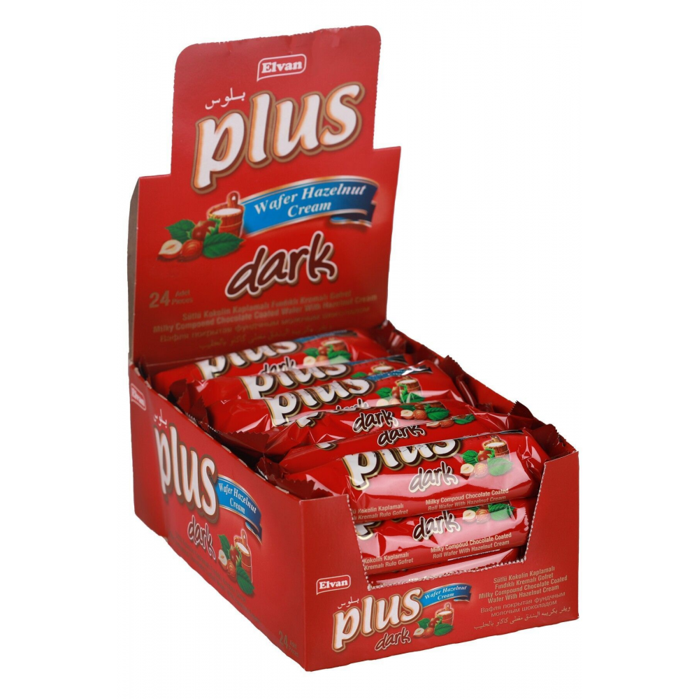Plus Dark Gofret 20 Gr. 24lü (1 Paket)