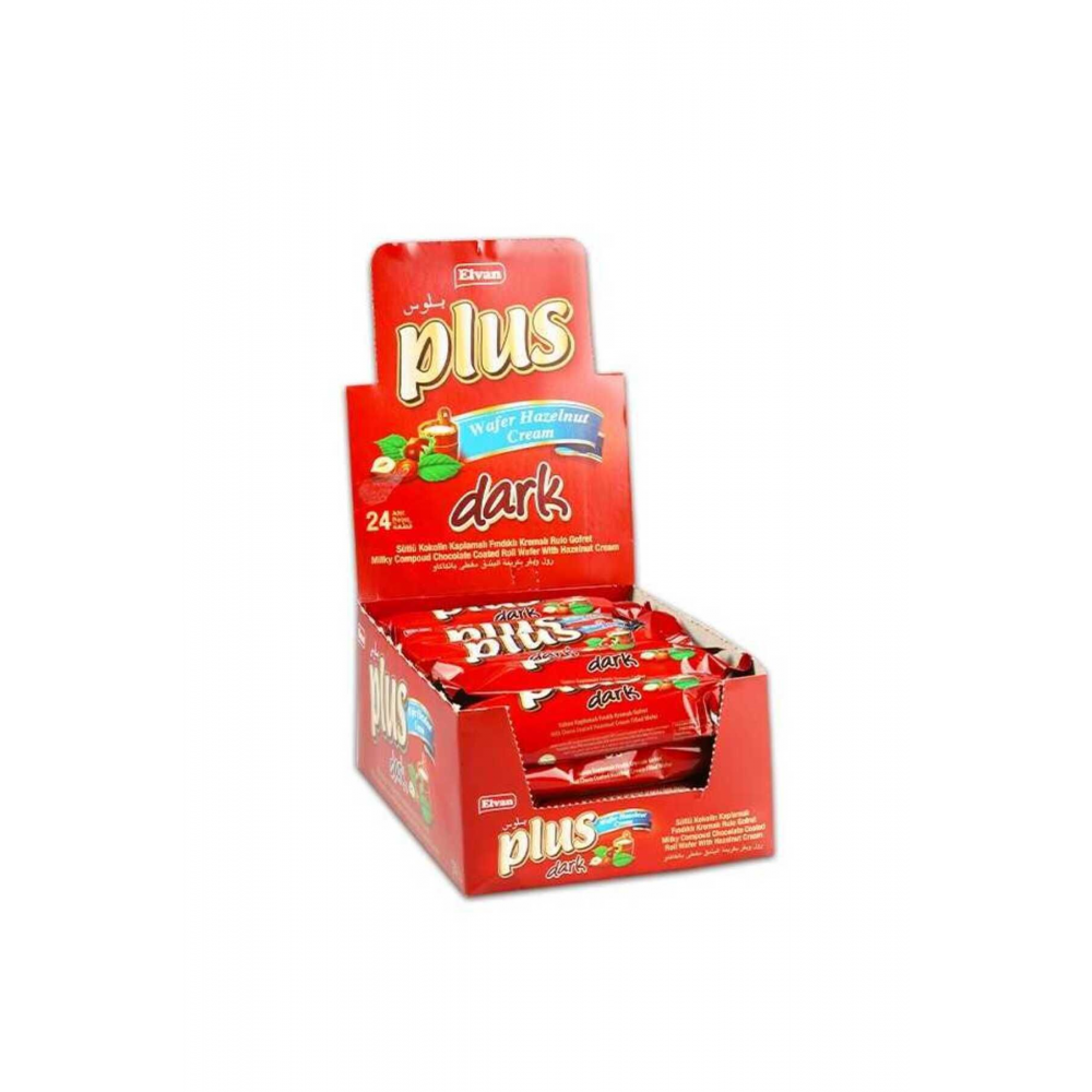 Plus Dark Gofret 20 Gr. 24lü (1 Paket)