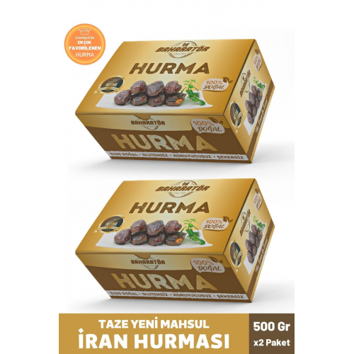 2 Paket X 500 gr Iran Hurması