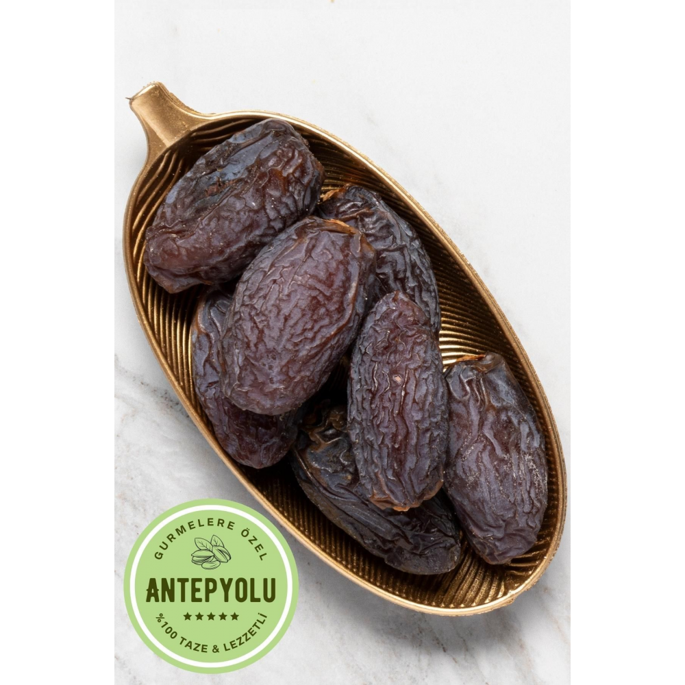 Deluxe Gurme Serisi Lüks Duble Iri Boy Yeni Mahsul %100 Taze Medjoul Lüx Jumbo Kudüs Hurması 80 gr