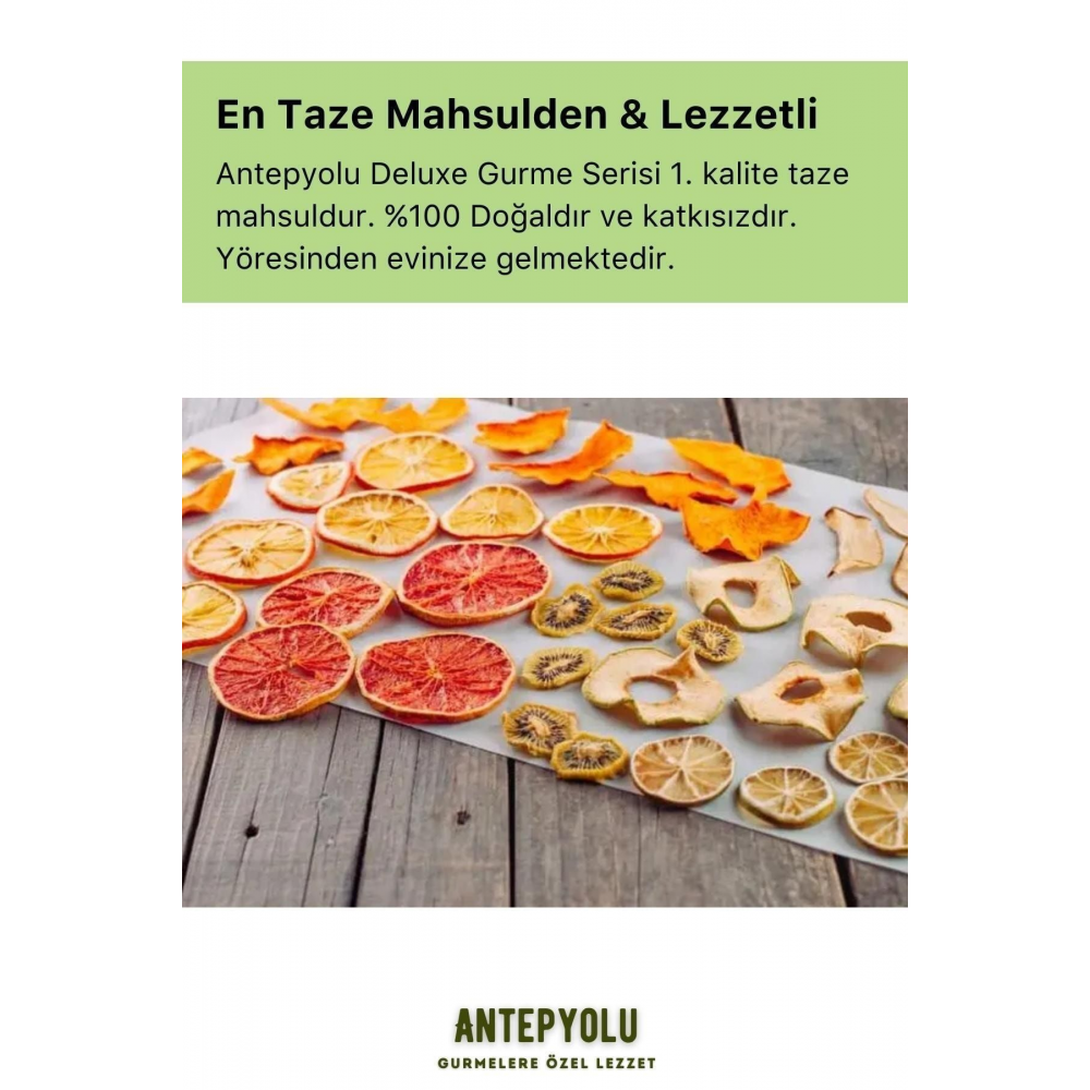 Deluxe Gurme Serisi %100 Doğal Dut Kurusu Yeni Mahsul Taze & Lezzetli Beyaz Kuru Dut 75 gr