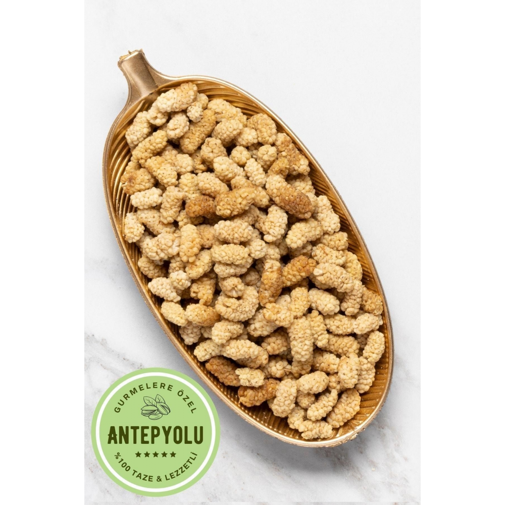 Deluxe Gurme Serisi %100 Doğal Dut Kurusu Yeni Mahsul Taze & Lezzetli Beyaz Kuru Dut 75 gr