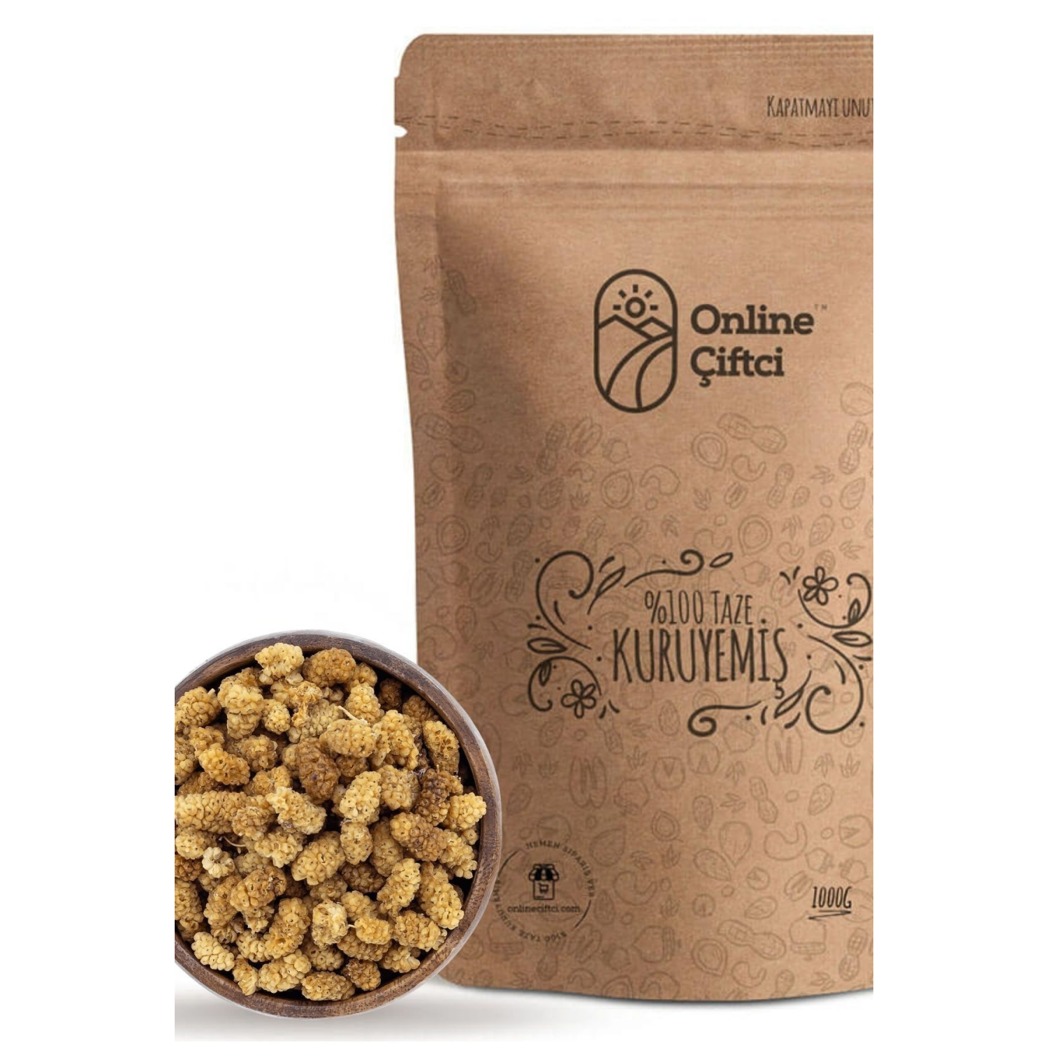 Doğal Dut Kurusu 1kg