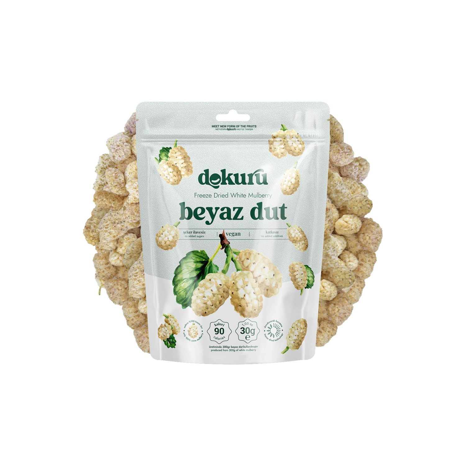 Dut Kurusu Meyve Cipsi - Dondurularak Kurutulmuş Freeze Dried Çıtır Dut
