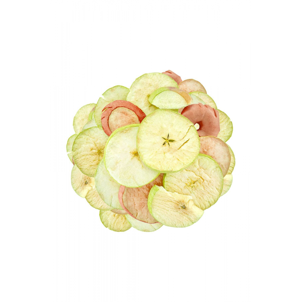 Elma Kuru Meyve Cipsi - Dondurularak Kurutulmuş Freeze Dried Çıtır Elma