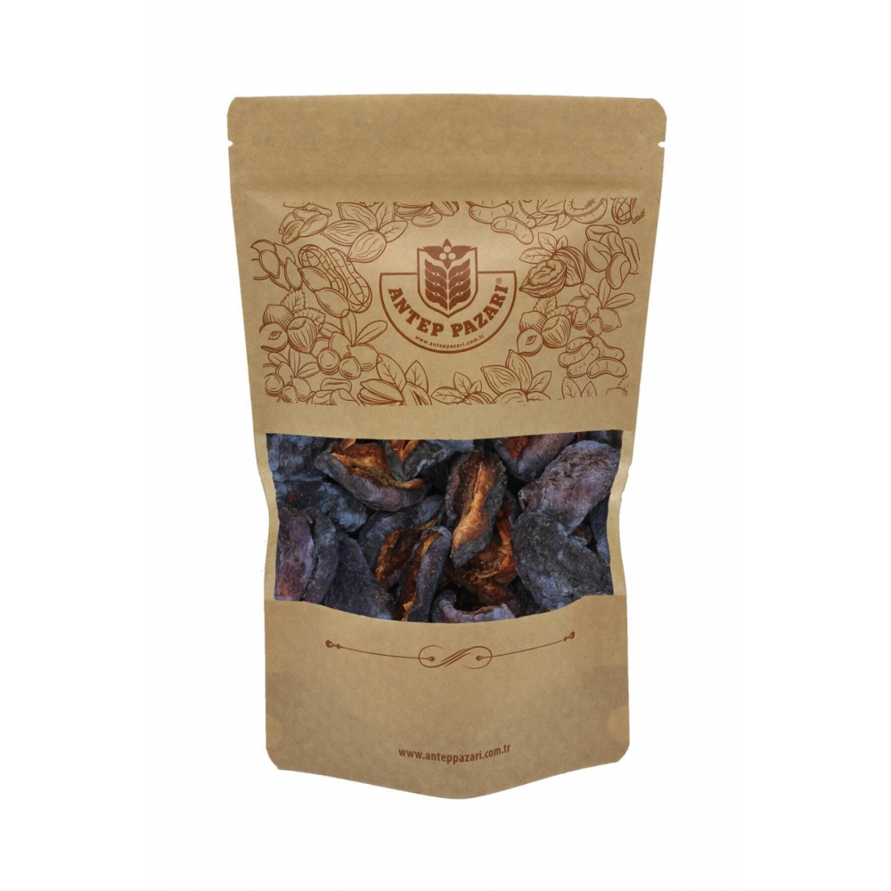Erik Kurusu - Dilimlenmiş  Siyah Erik Kurusu - 400 gr