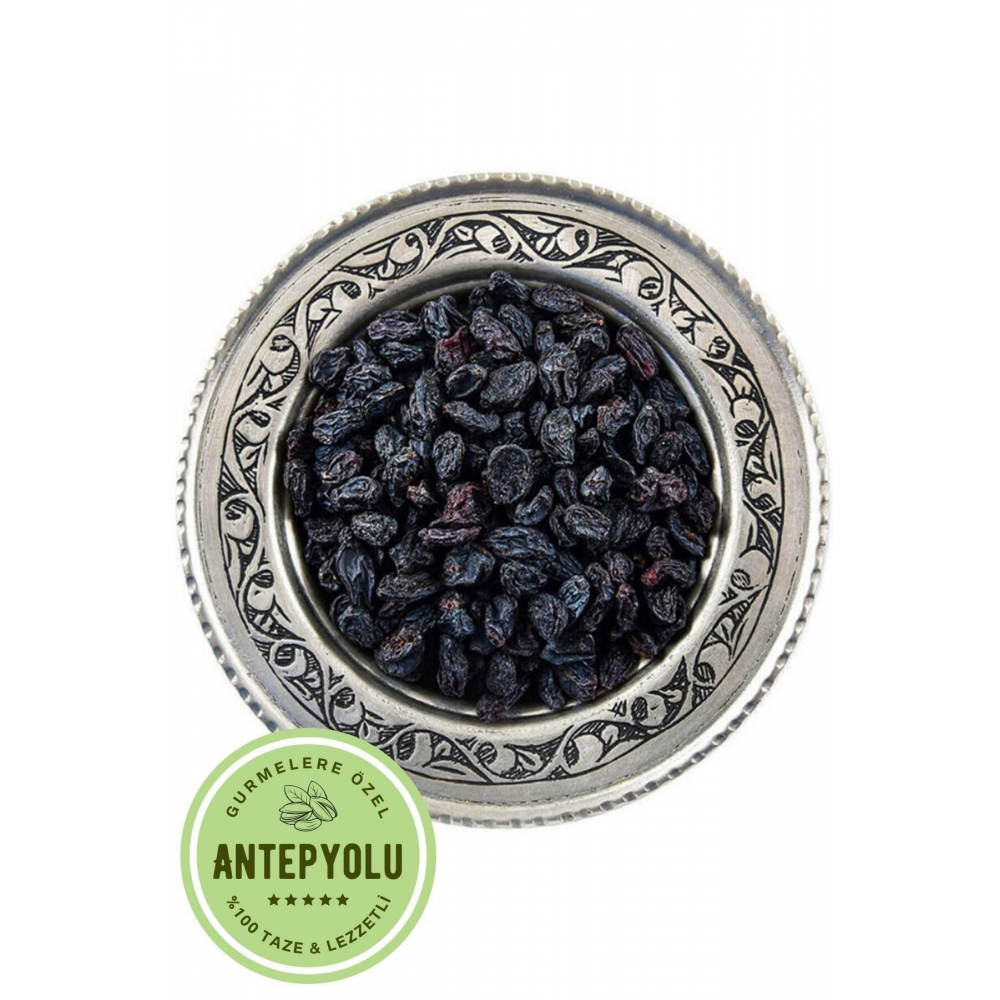 Deluxe Gurme Serisi Çekirdeksiz Yeni Mahsul Doğal Şeker Ilavesiz Siyah Özbek Üzümü Kurusu 150 gr