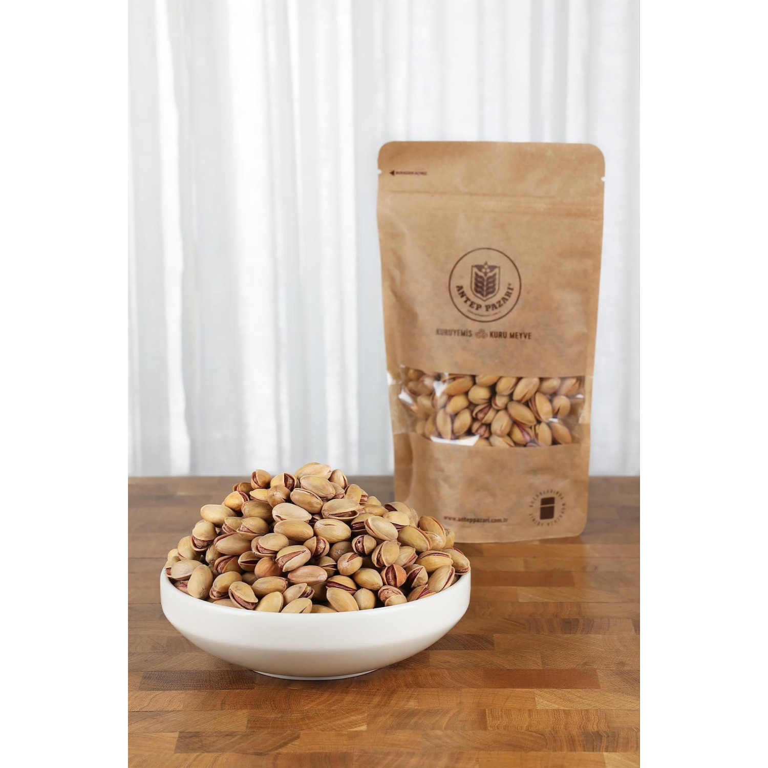 Kabuklu Siirt Fıstığı Kavrulmuş 1. Kalite 500 Gram