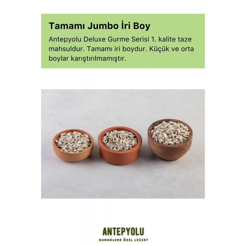 Deluxe Gurme Serisi %100 Taze Tuzsuz Çiğ Ay Çekirdeği Içi Lezzetli Iç Ayçekirdeği Çekirdek 225 gr