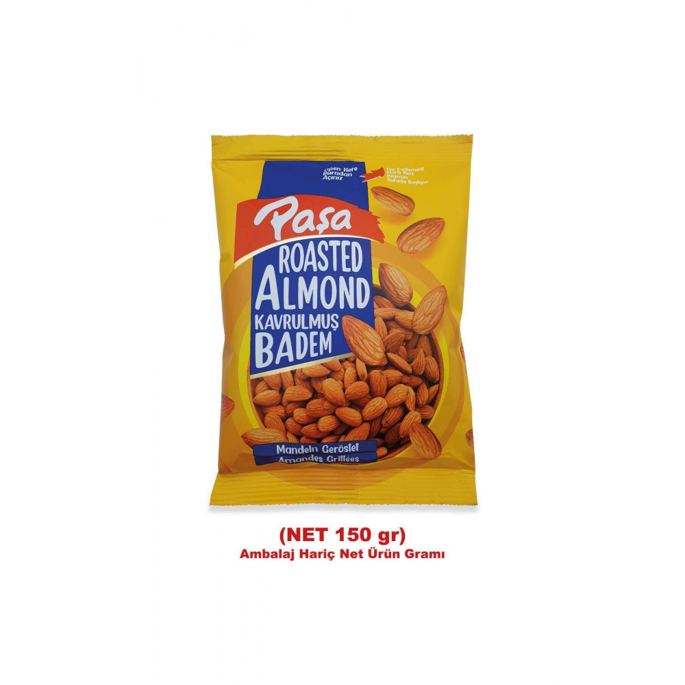 Kavrulmuş Badem 150 gr (1. KALİTE)