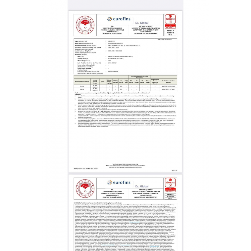 Organik Çiğ Bağdem