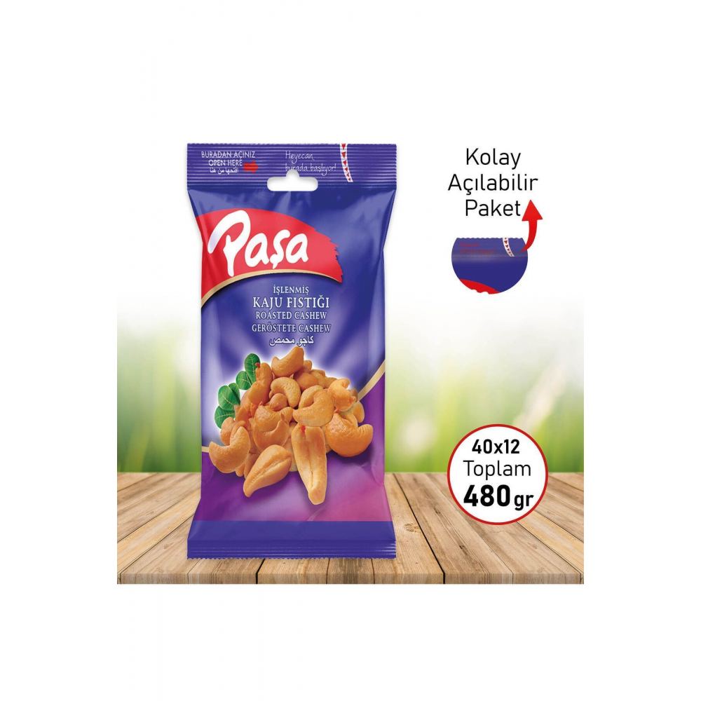 Kaju Fıstığı 40 Gr. X 12 Adet (1. KALİTE)