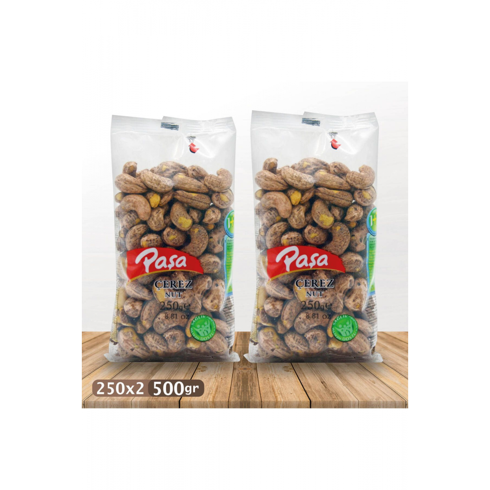 Odun Ateşinde Kavrulmuş Zarlı Kaju 250 gr X 2 Adet (1. KALİTE)