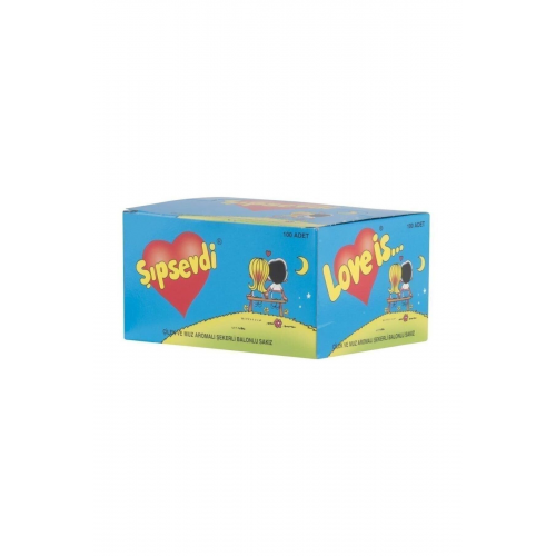 Çilek & Muz Aromali Sakız 100 Lü Kutu