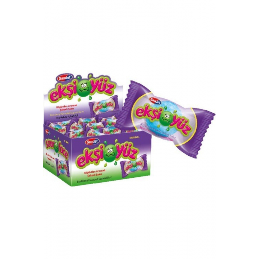 Eksı Yuz Sakız 100lu Bogurtmen