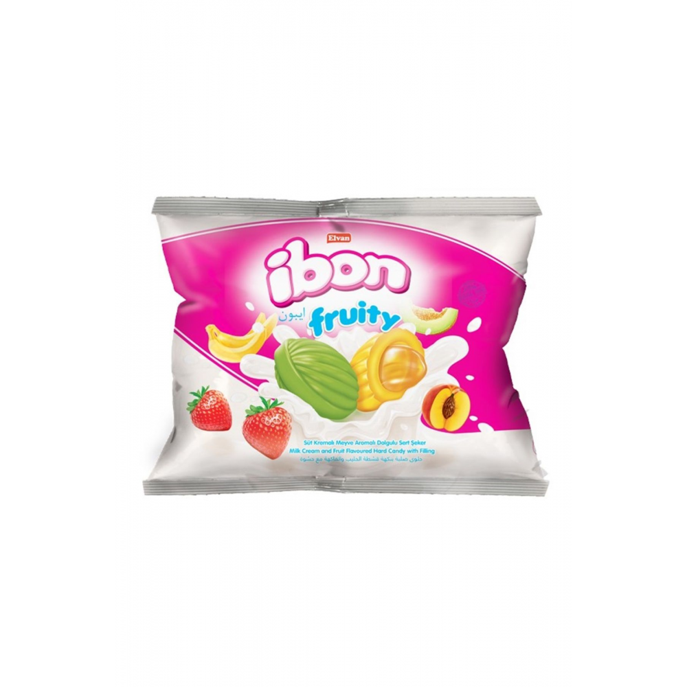 Ibon Sütlü Meyveli Şeker 300 Gr. (1 Paket)